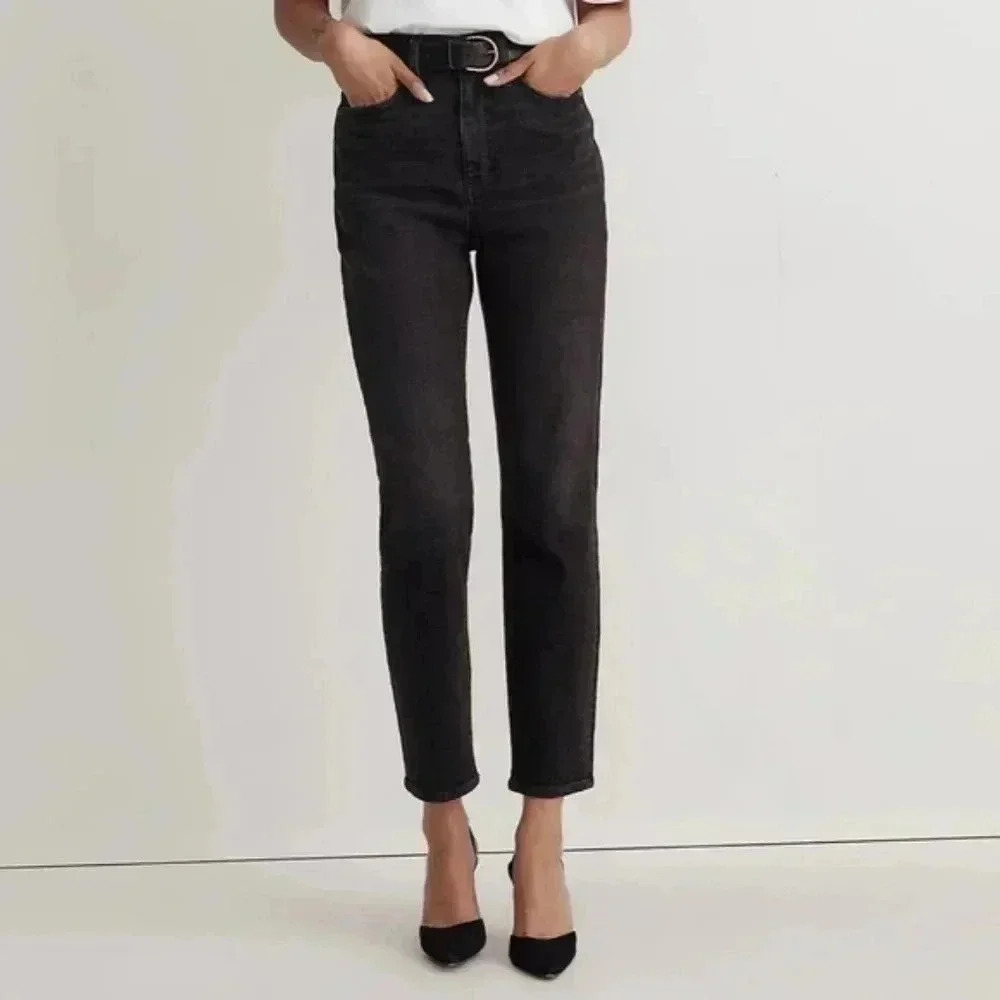 Madewell Women’s The Momjean in Hillshore Wash